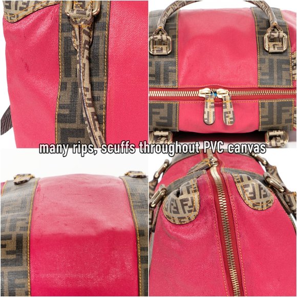 ❌ SOLD! ❌ FENDI Zucca Red Bag - Picture 9 of 16